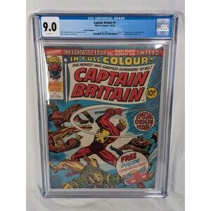 Marvel Captain Britain #1 Origin 1st Appearance Brian Braddock CGC 9.0